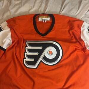 Vintage Koho NHL Philadelphia Flyers Blank Orange Alternate 2000's Jersey